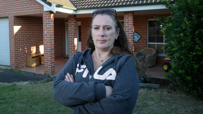 Rebecca Grace, 47, who lives in Ivan Milat's old house in Cinnabar St, Eagle Vale.