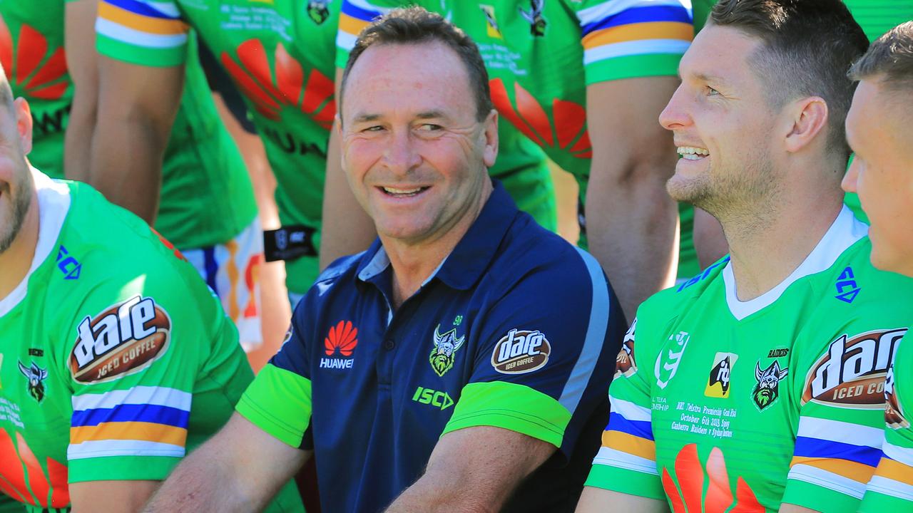 Raiders coach Ricky Stuart.