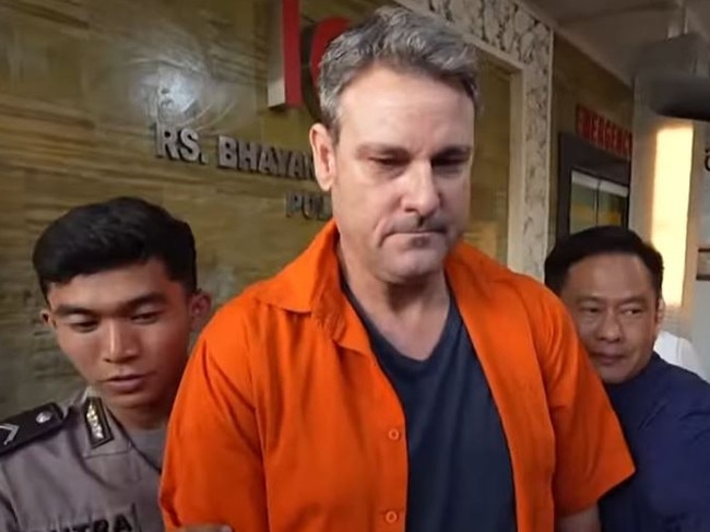 Troy Smith is facing drugs charges in Bali, 13 May 24 . Picture: 7NEWS