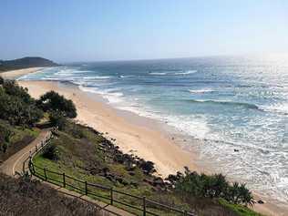 An ocean pool could be built at Ballina's Shelly Beach. Picture: Liana Turner