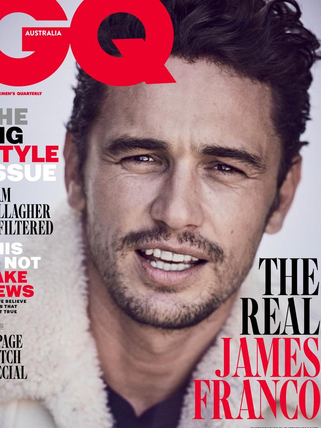 James Franco's GQ Australia September/October 2017 cover.