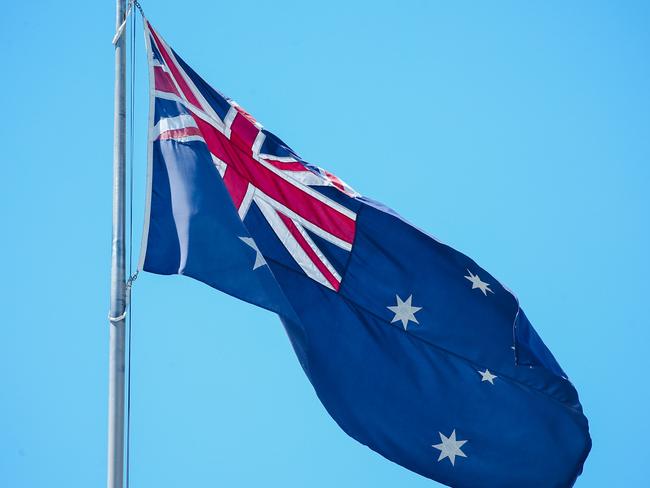 BRISBANE AUSTRALIA MONDAY JANUARY 22 2024 .Generic Photo of theAustralian flag .Picture: Glenn Campbell/NCA NewsWire