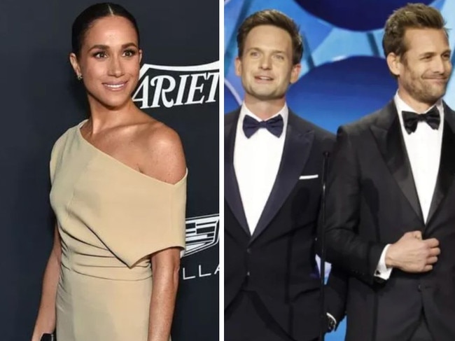 Meghan Markle turned down the offer to join her former Suits co-stars to present an award at the Golden Globes. Picture: