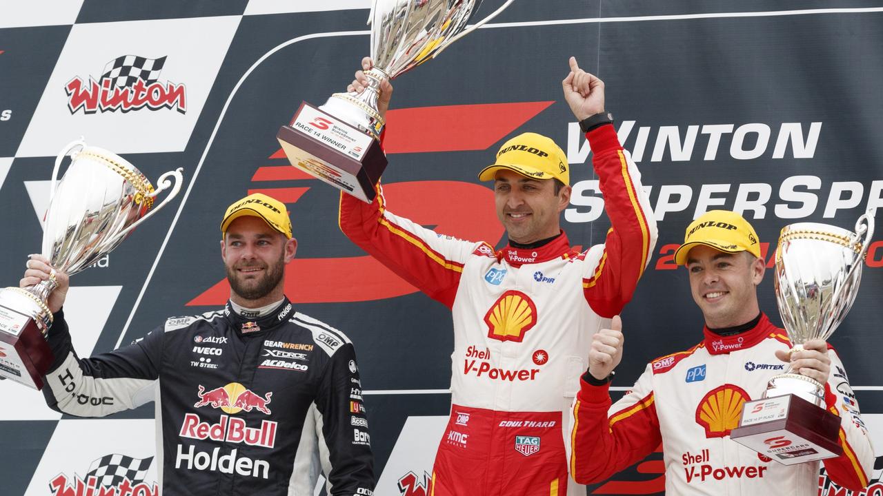 Fabian Coulthard claimed his first win of 2018 in Race 14 at the Winton SuperSprint.