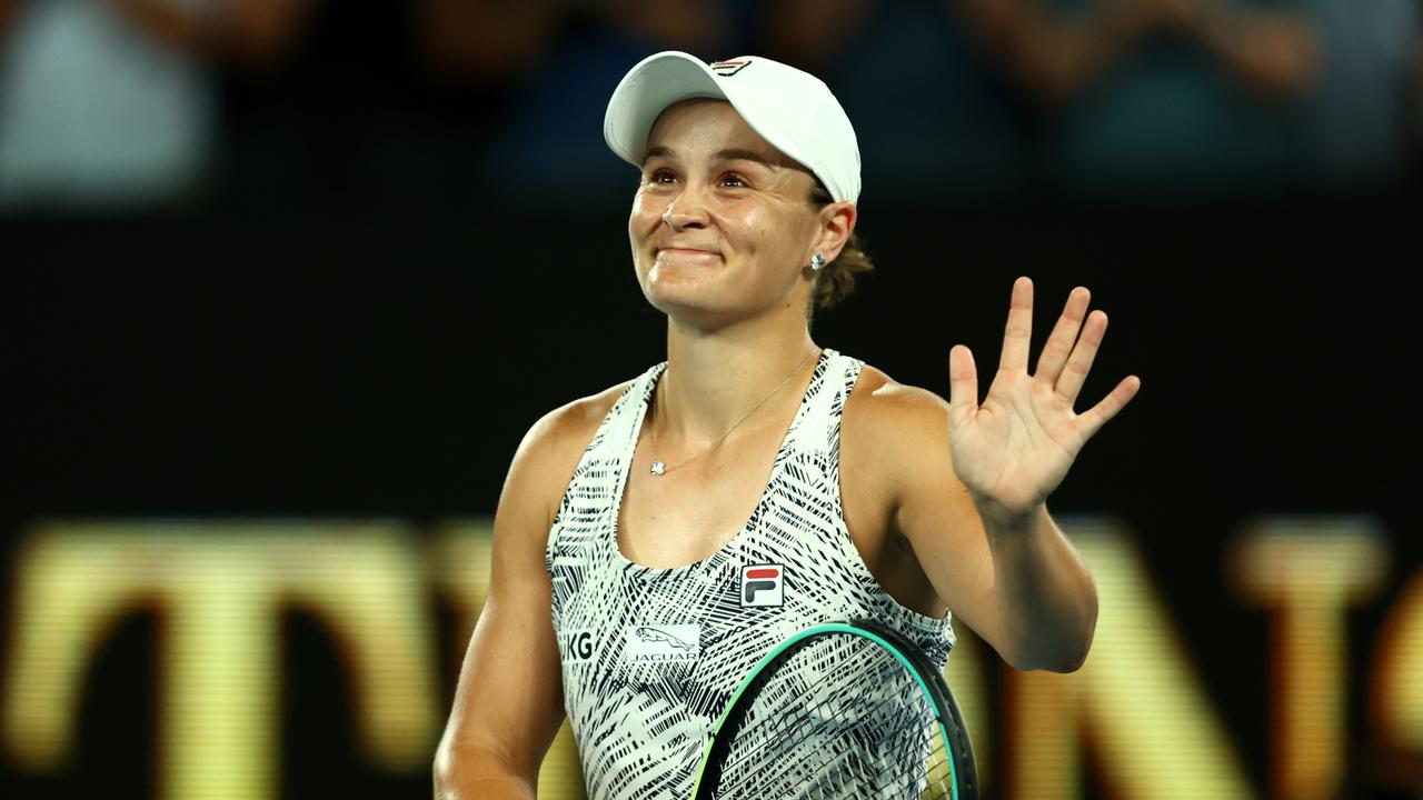 ash barty live score