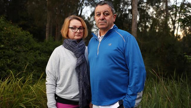 Concreter Joe Cimino, with wife Sandra, worked on the former Dawson house in Sydney. Picture: John Feder