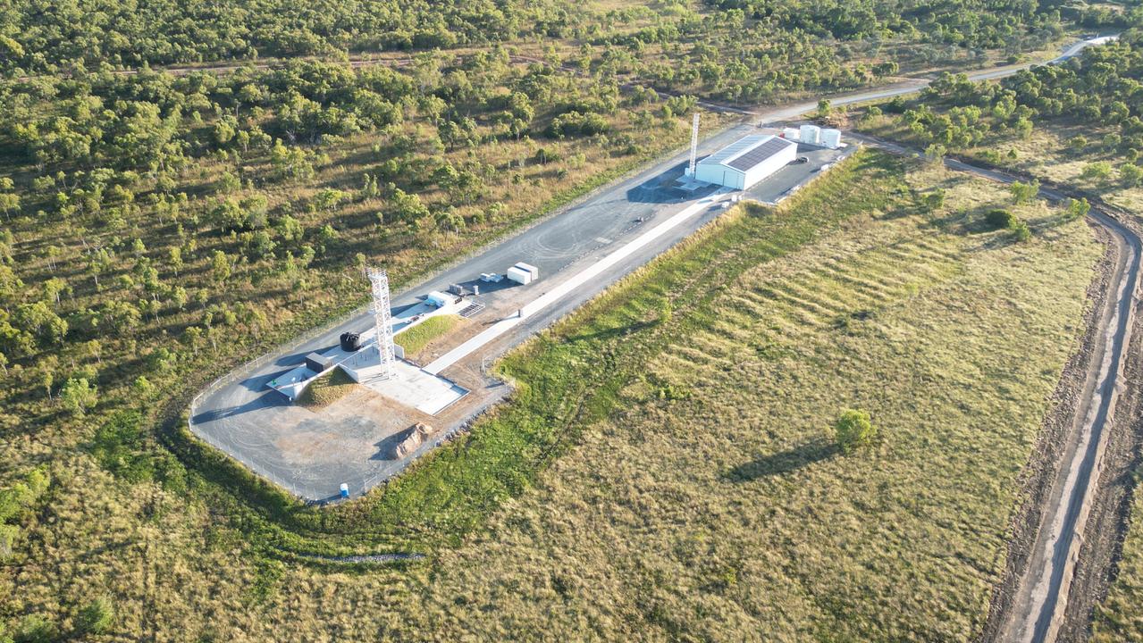 A drones-eye view of the Bowen orbital spaceport. Picture: Gilmour Space