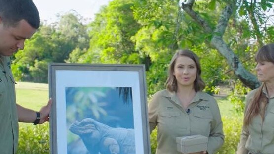 The memorial was held at Australia Zoo. Picture: Bindi Irwin