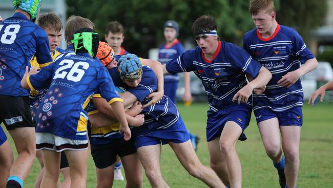 Day 1 of the King of the Country junior rugby union tournament at the Gold Coast Eagles Rugby Union Club. Under-15s: 10.40am: USQ Saints v Invitational Barbarians USQ Player No Barbarians Player No Pic Mike Batterham