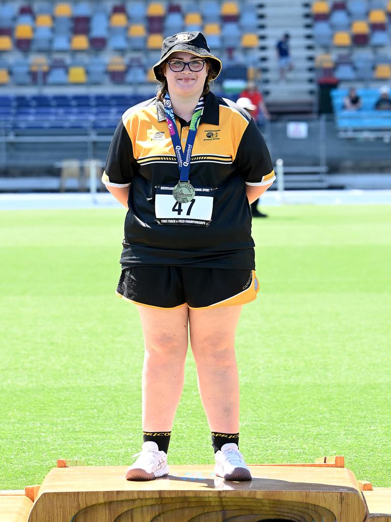 Queensland Representative School Sport track and field championships in Brisbane. Saturday October 12, 2024. Picture, John Gass