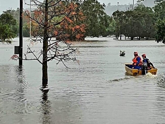 SES crews have been busy in Lismore responding to flash flooding.