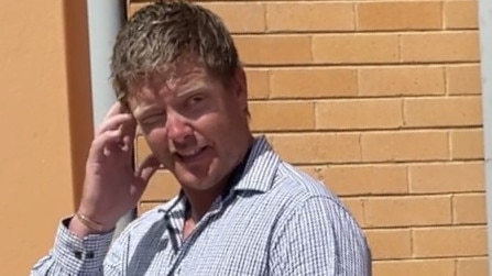 Goonellabah man Brett David Anderson, 34, outside court.