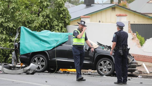 Police officers at the scene. Picture: Dean Martin/AAP