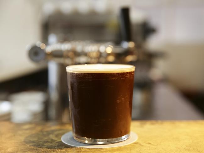 A nitro coffee at Mecca Coffee, Alexandria. Picture: Justin Lloyd