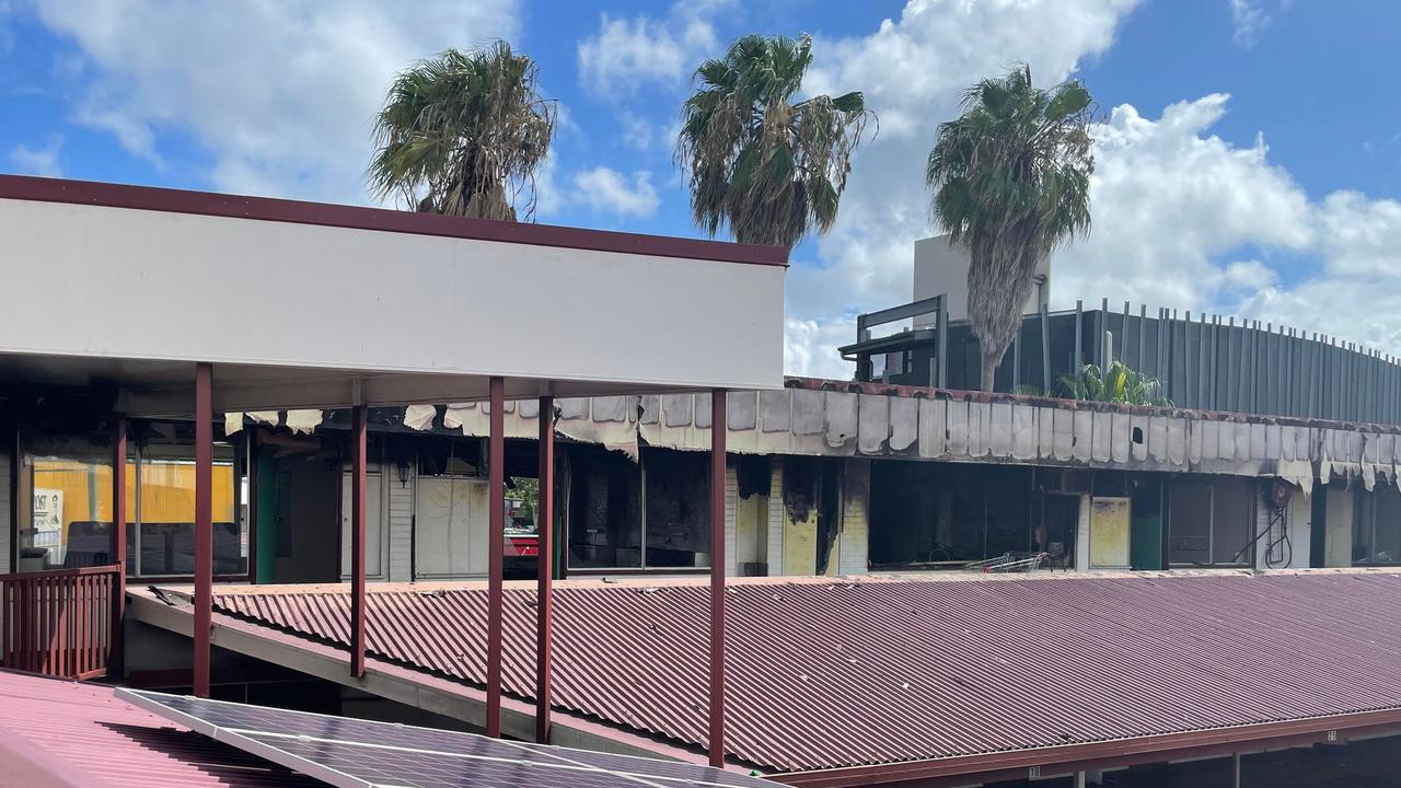 Damage from the second fire at Ambassador Motel, Park Avenue, taken on Wednesday, February 7, 202