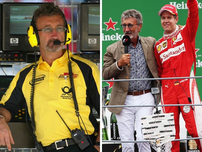 F1 great Eddie Jordan has died. Photos: Getty Images