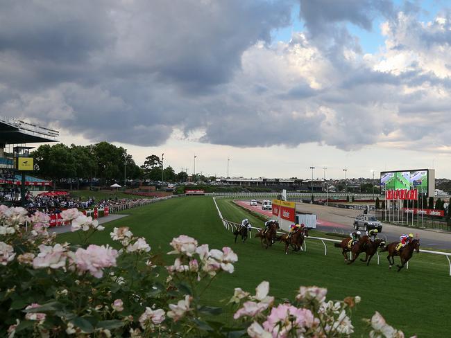 Ladbrokes Friday Night Lights at Moonee Valley racecourse, November 17, 2017. Picture: AAP