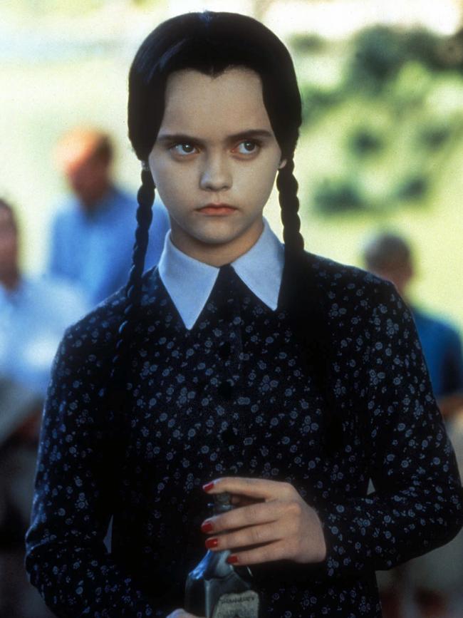 The actress is best known for her role as Wednesday in The Addams Family.