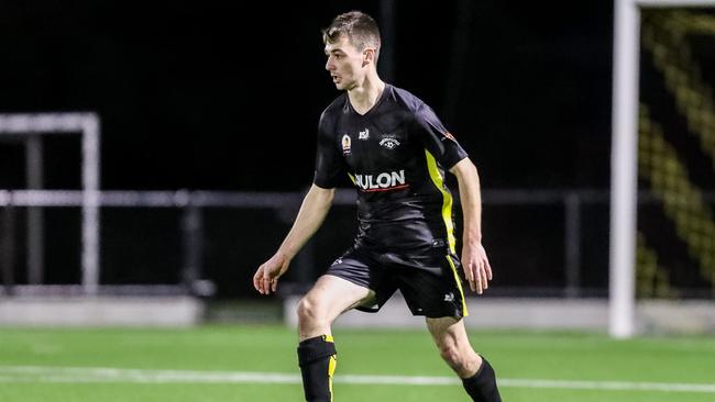 Harry Aplin, pictured last season, scored the equaliser for Seaford. Picture: Adam Butler