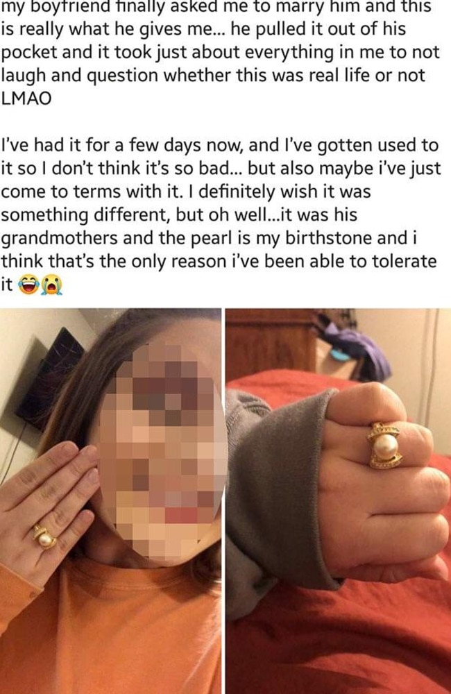 Bride slammed on Reddit for trashing boyfriend’s ‘ugly’ engagement ring ...