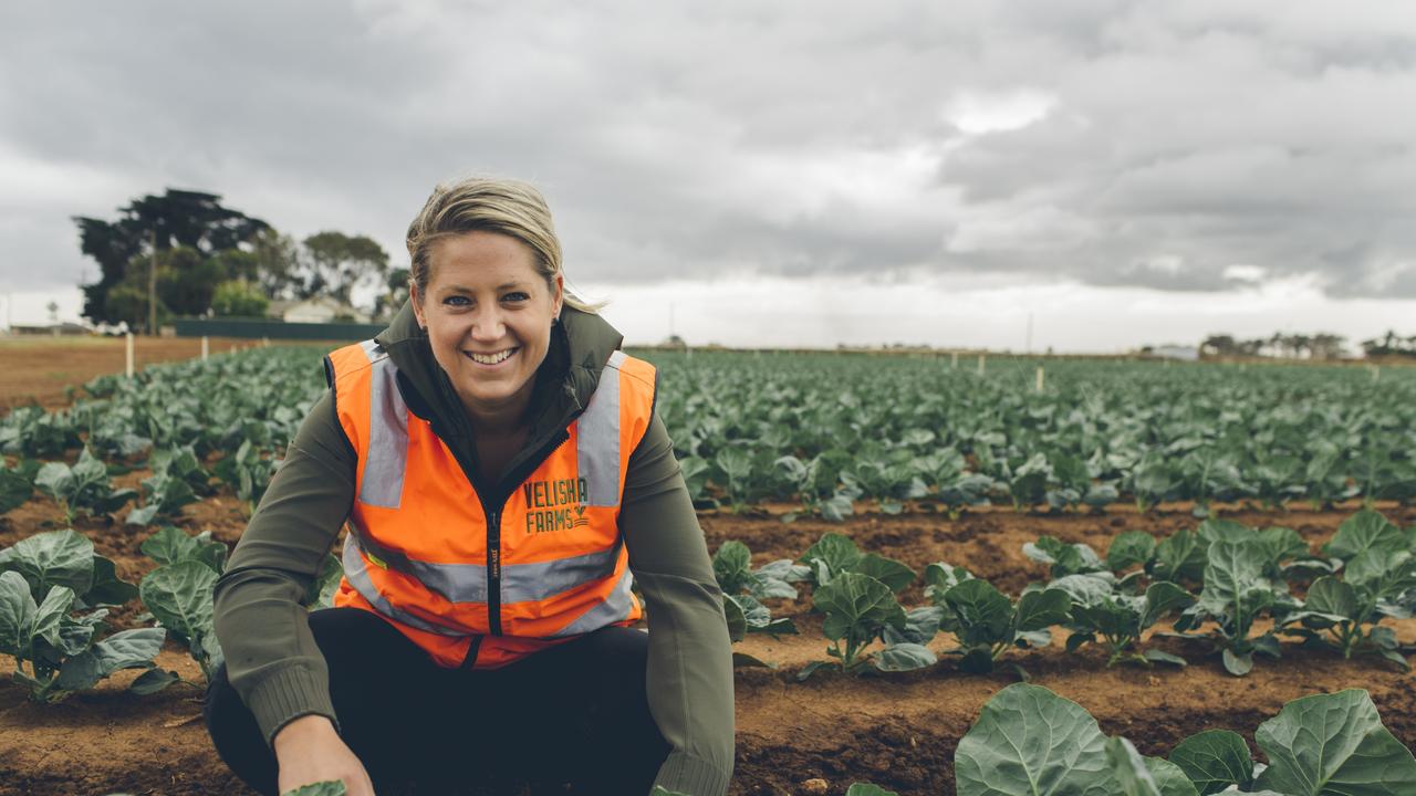 Vegetable grower Catherine Velisha, supplies vegetables nationally including cauliflower, kale, broccoli, herbs, tomatoes and cucumbers. Picture: supplied