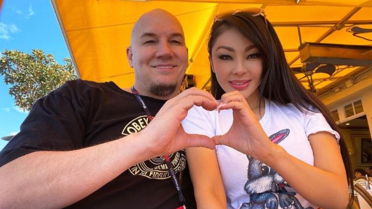 Jeffrey Vandergrift and his wife Natasha Yi. Picture: Instagram