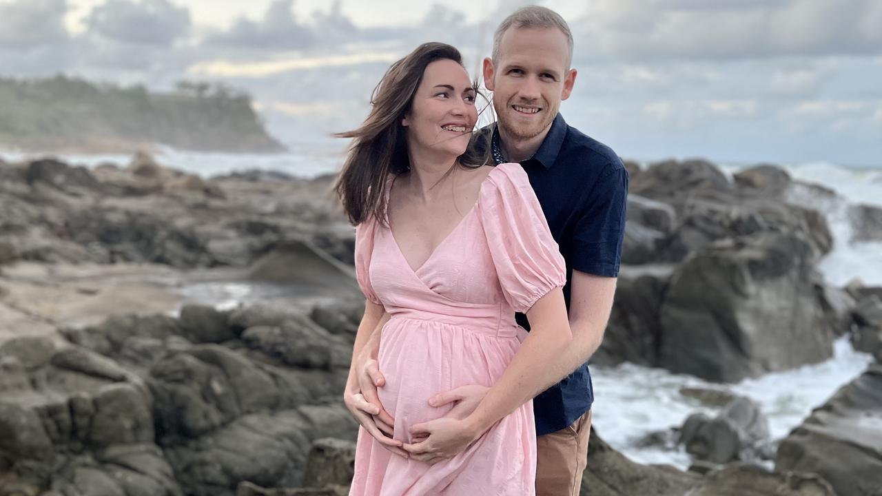 Hannah Cox said she did her best to ‘cherish’ her pregnancy, despite growing fears over her baby's condition. Picture: Hannah Cox