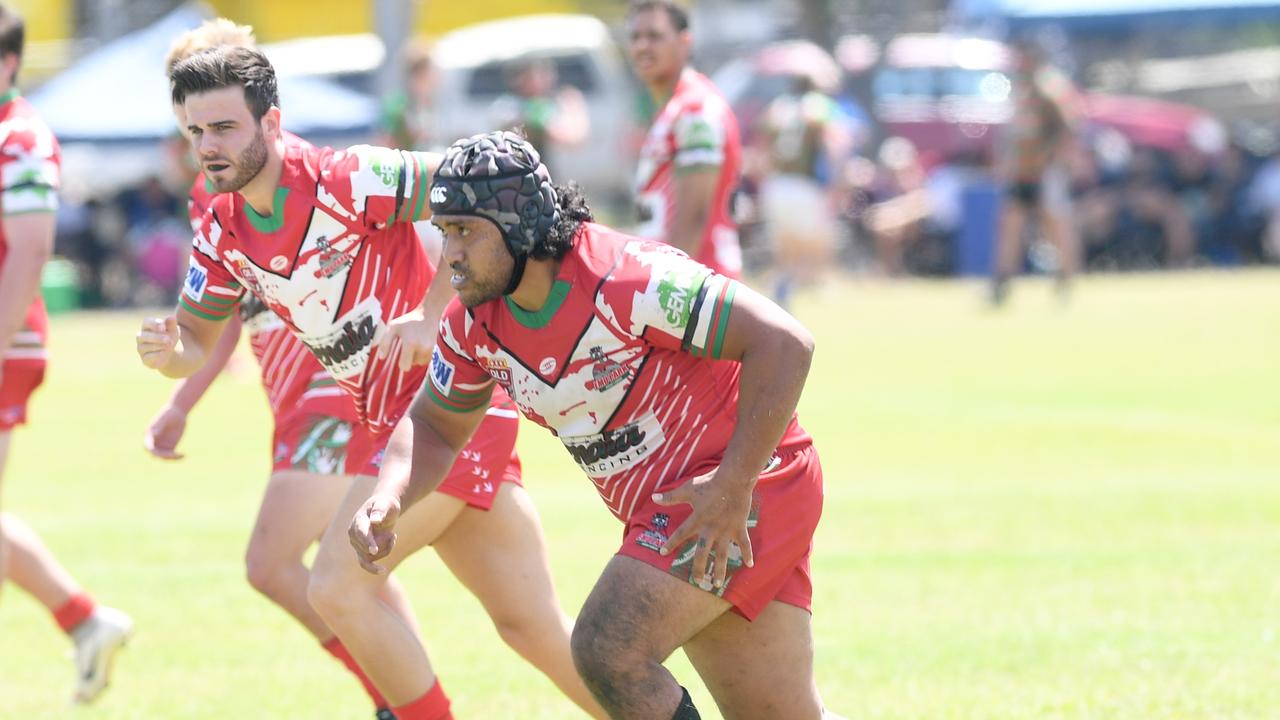 RUGBY LEAGUE - A DAY AT THE PARK: Emu Park Emus' Masada Iosefa