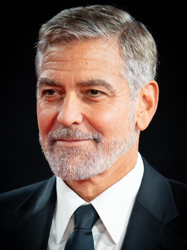 George Clooney was spotted at Eagle St Pier. Picture: Samir Hussein/WireImage