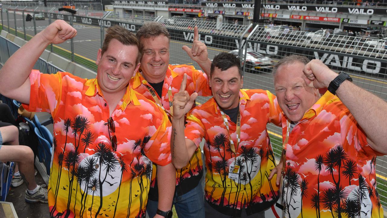 Fans at the Vailo Adelaide 500. Picture: Brenton Edwards