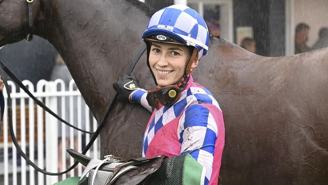 Apprentice jockey Hannah Williams is closing in on 100 career wins. Picture: Bradley Photos