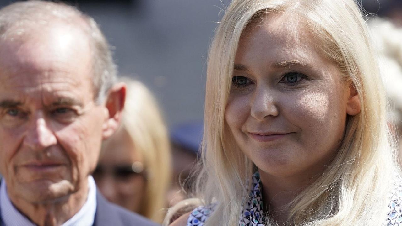 Virginia Giuffre at a hearing in 2019 in New York. (Barry Williams/New York Daily News/Tribune News Service via Getty Images)