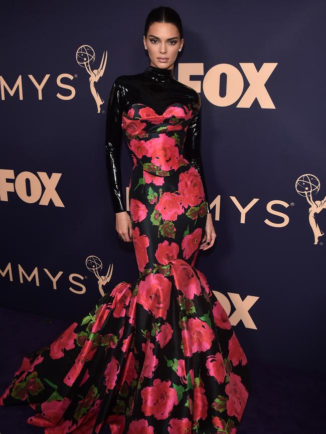 Kendall Jenner at the Emmy Awards. Picture: Getty Images