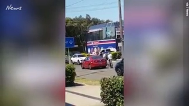 Footage of a car jacking in Rockdale