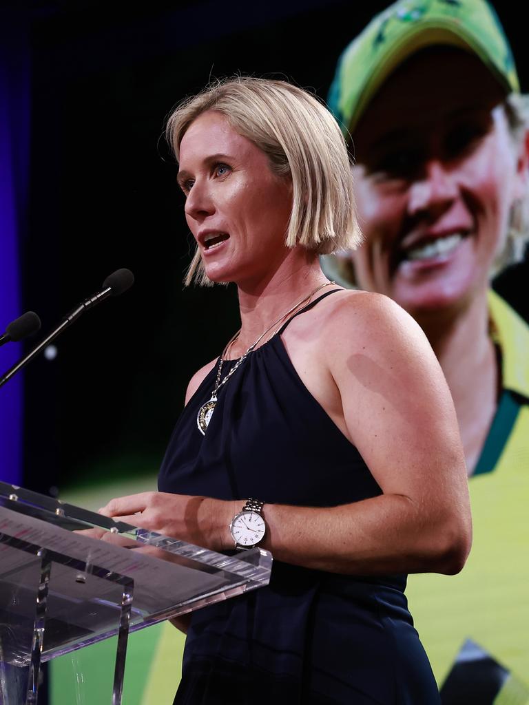 Two-time Belinda Clark Medallist Beth Mooney. Photo by Mark Evans/Getty Images