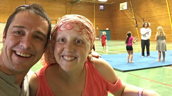 Samuel Johnson with his sister Connie in February. Picture: Love Your Sister/Facebook