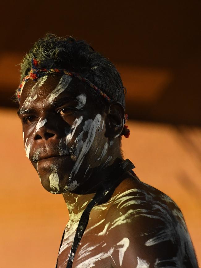 Red Flag Dancers at the 2022 National Indigenous Music Awards. Picture: (A)manda Parkinson