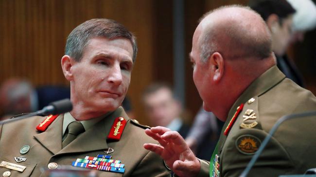 Chief of the Defence Force General Angus Campbell apologised to the nation for the conduct of the SAS following the release of the Brereton report. Picture Gary Ramage