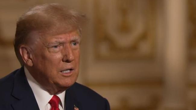 Former US President Donald Trump in his first TV interview since being arraigned.