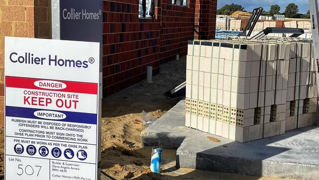 Collier Homes, one of Western Australia’s biggest residential building companies, collapsed after 60 years in business. Picture: Supplied