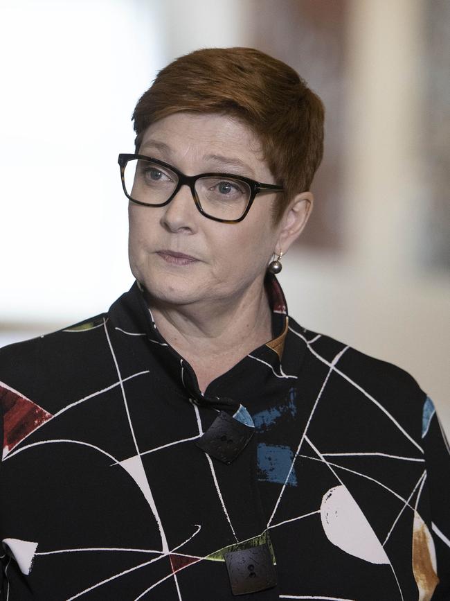 Foreign Minister Marise Payne on Monday. Picture: Gary Ramage