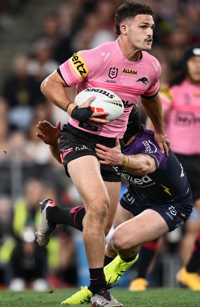 Nathan Cleary had a hand in everything that mattered for Penrith. Picture: Getty Images