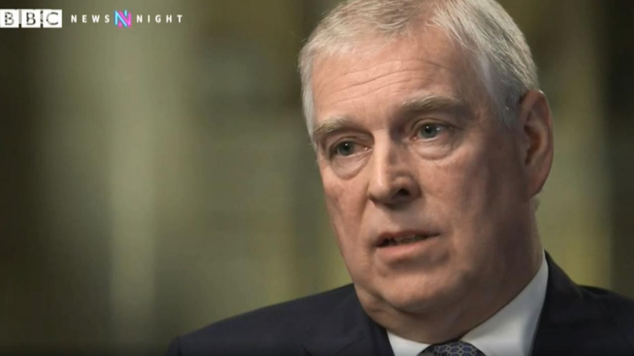 Prince Andrew, The Duke of York, is interviewed by BBC Newsnight's Emily Maitlis over his friendship with Jeffrey Epstein. Picture: BBC