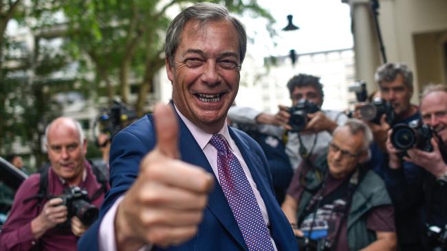 Brexit Party leader Nigel Farage. Picture: Getty Images