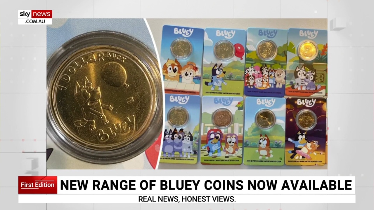 New range of Bluey coins now available