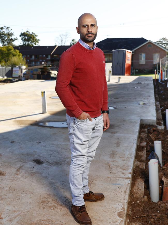 Sydney-based builder and designer Ammar Mendo. Picture: Richard Dobson