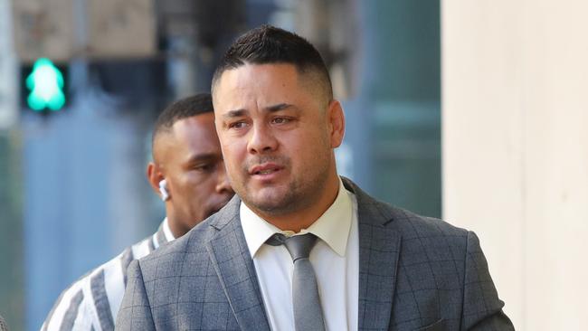 Hayne arrives for his sexual assault trial. Picture: NCA NewsWire/Richard Dobson