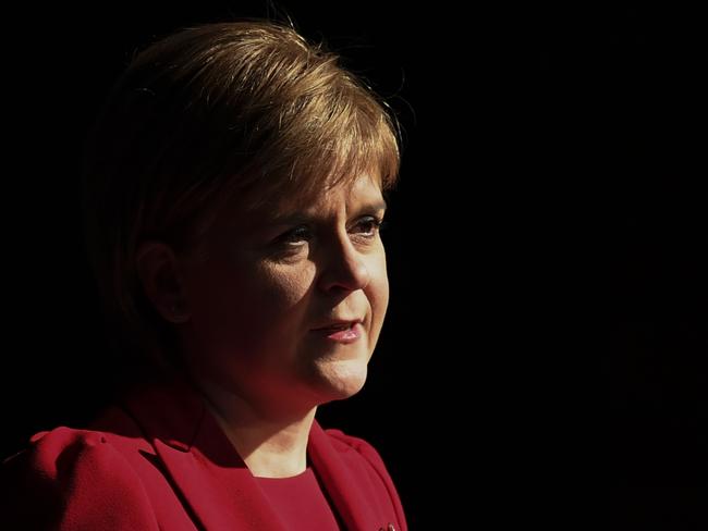 Scotland’s First Minister Nicola Sturgeon wants to hold a second independence referendum once the UK has a Brexit deal on the table so people know what they’re voting for. AFP PHOTO / Paul ELLIS