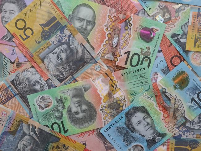 AUSTRALIA - NewsWire Photos - General view editorial generic stock photo of Australian cash money currency. Picture: NCA NewsWire / Nicholas Eagar