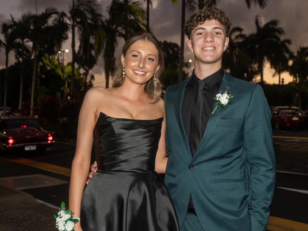 Emily Morton and Donovan Hokins attending the Year 12 Formal Whitsunday Anglican School Saturday 14 September 2024 Picture:Michaela Harlow